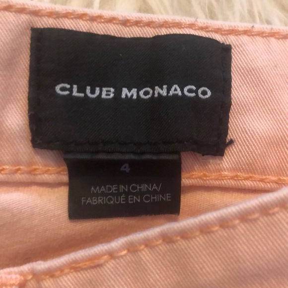 Pink Club Monaco Skinny Jeans - Size 4 - Picture 2 of 3